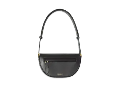 Burberry Small Leather Olympia Bag "Black"