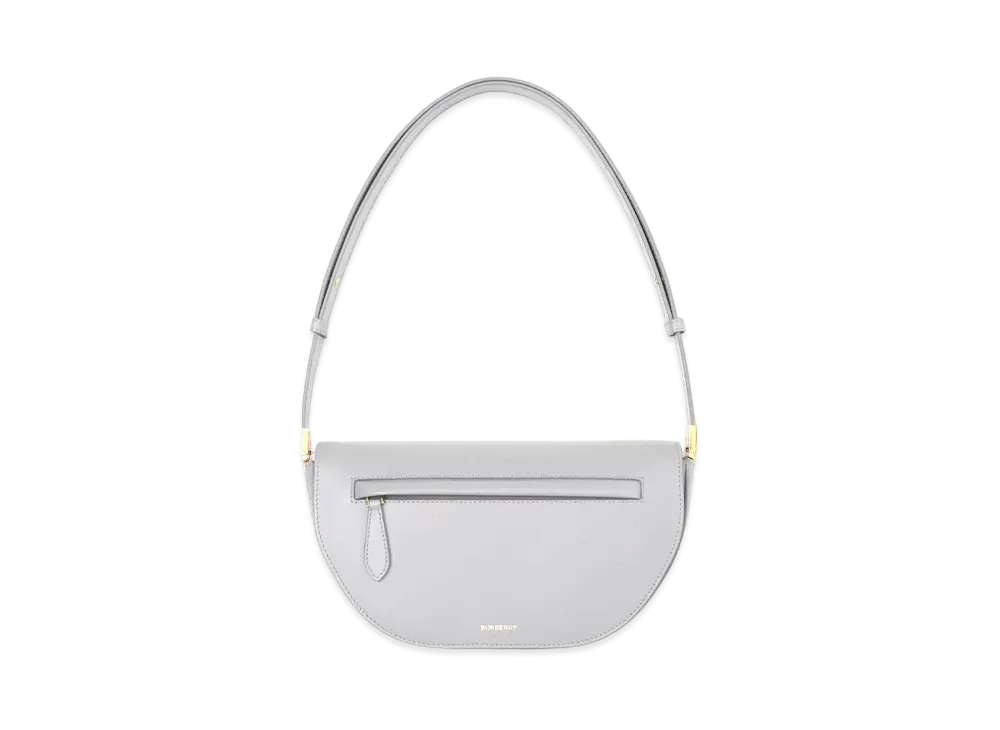 Burberry Small Leather Olympia Bag "Heather Melange"