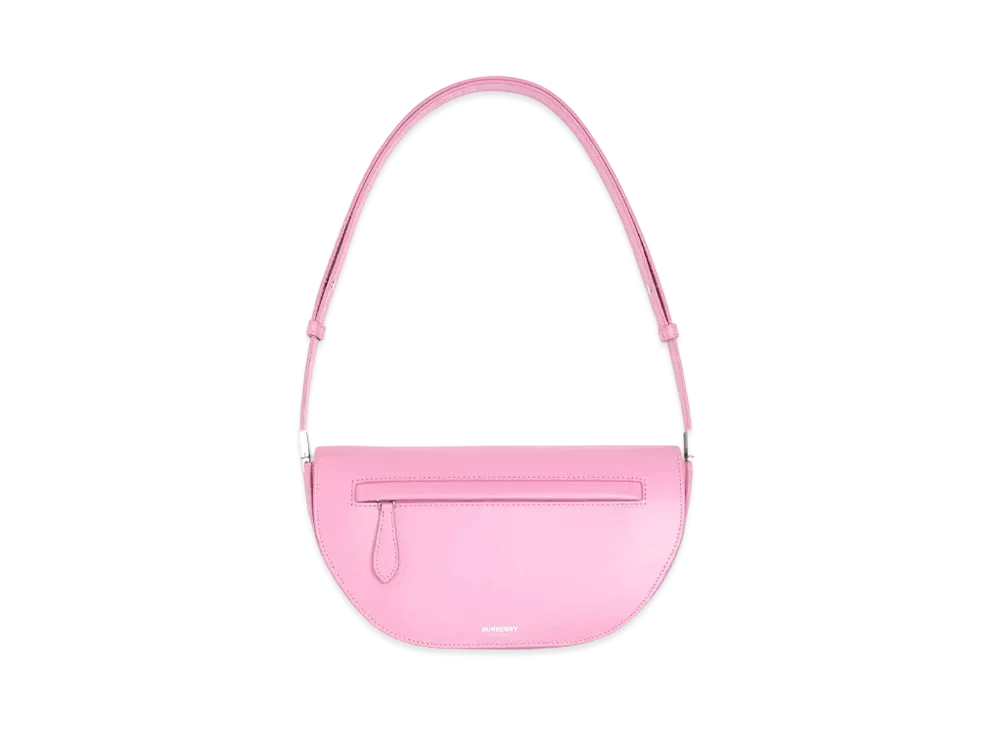 Burberry Small Leather Olympia Bag "Primrose Pink"