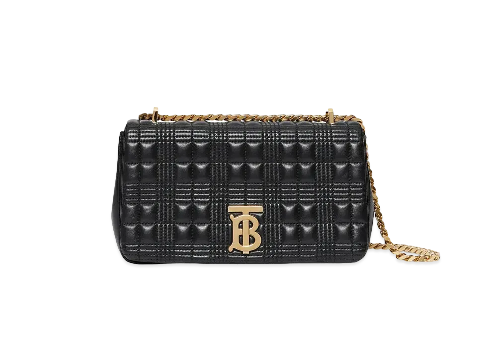 Burberry Small Quilted Lambskin Lola Bag "Black"