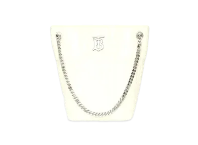 Burberry Small Quilted Lambskin Lola Bucket Bag "Pale Vanilla"