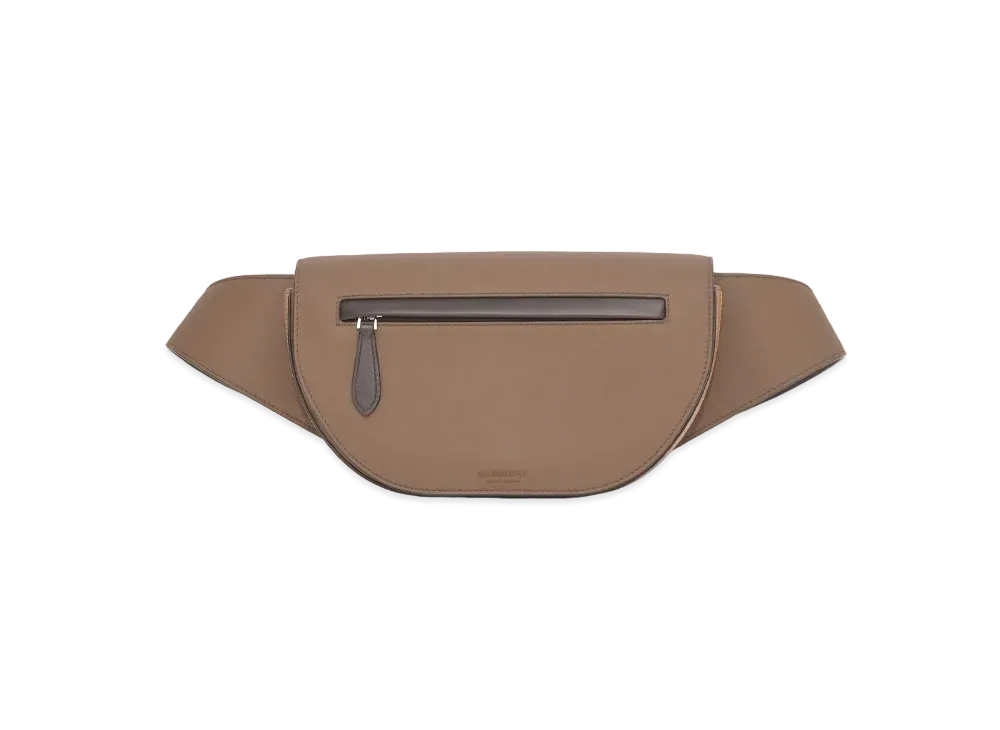 Burberry Small Tri Tone Leather Olympia Bum Bag "Light Acorn/Tan"