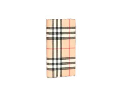 Burberry Vintage Check E-canvas Continental Wallet "Archive Beige"
