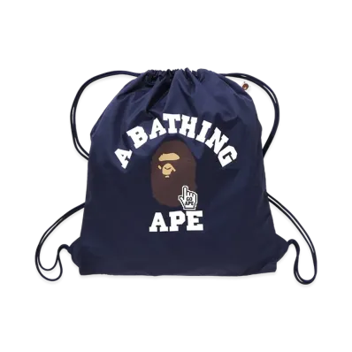A BATHING APE Go Ape Pointer College Knapsack "Navy"