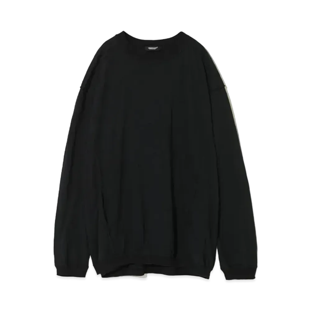 UNDERCOVER 24SS Cotton T-Shirt Custom Pullover "Black"