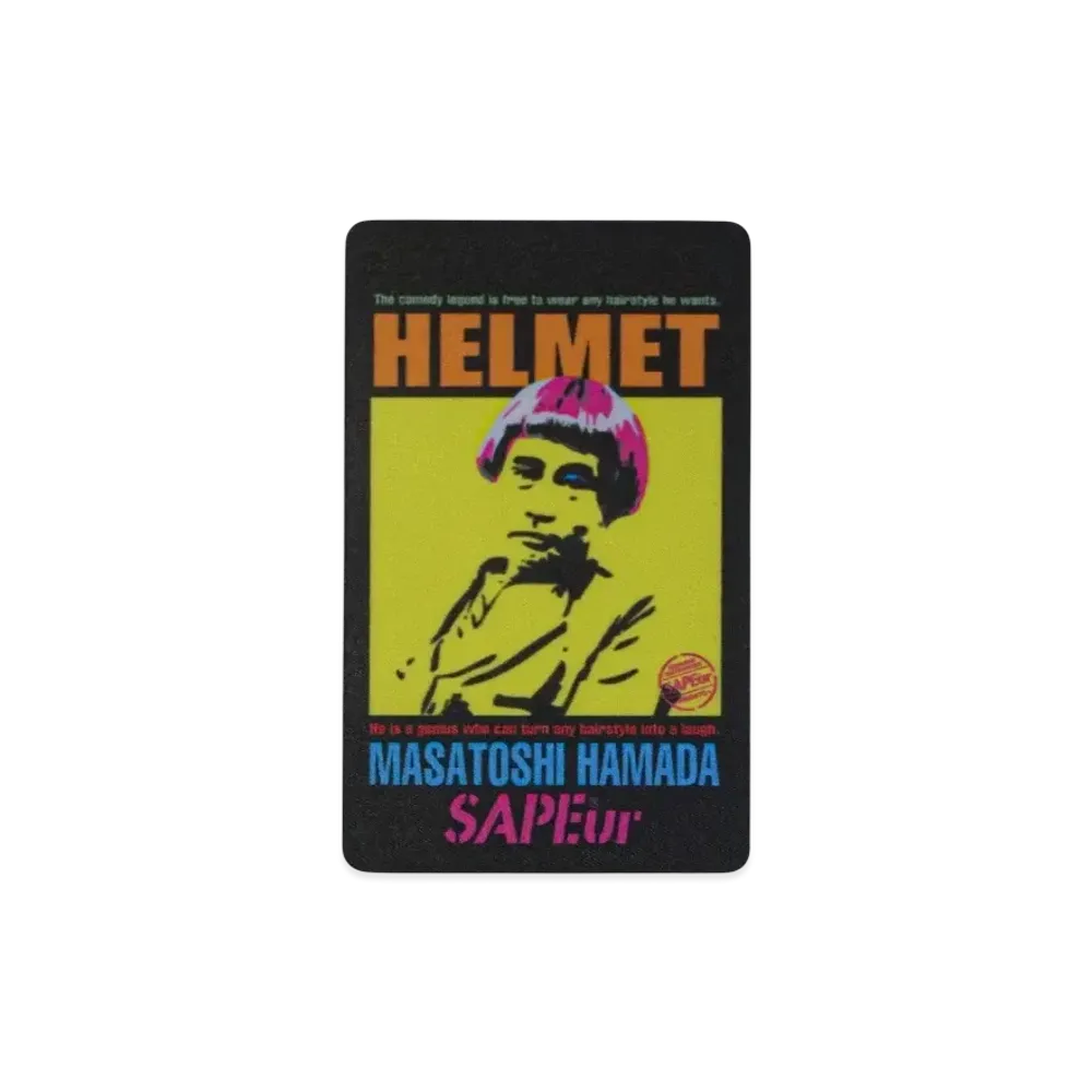 SAPEur x MASATOSHI HAMADA A Laugh For Life Sticker "Multi"
