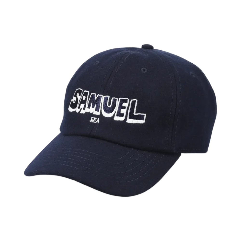 WIND AND SEA x SAMUEL Wool Cap "Navy"