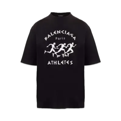 BALENCIAGA Marathon XL T-shirt "Black"