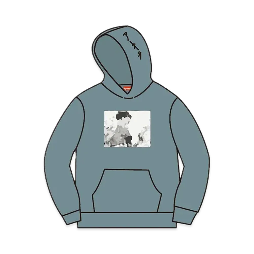 Supreme x AKIRA Arm Hooded Sweatshirt "Slate"