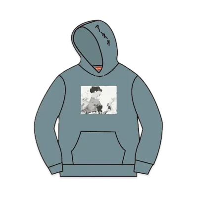 Supreme x AKIRA Arm Hooded Sweatshirt "Slate"