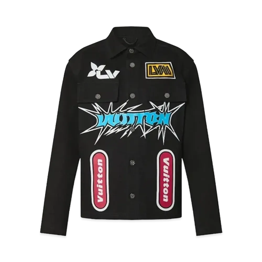 Louis Vuitton Racing Urban Denim Jacket "Noir"