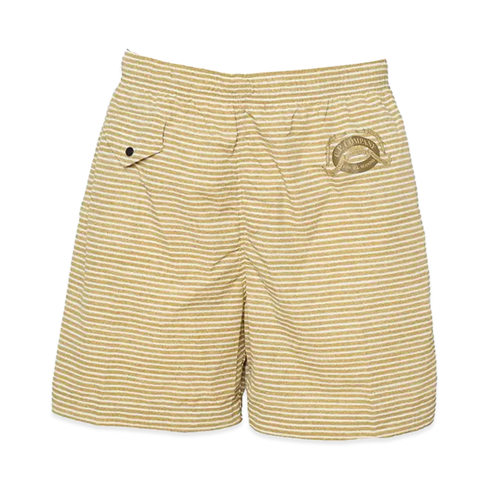 C.P. Company Striped Nylon Swim Shorts "Yellow"