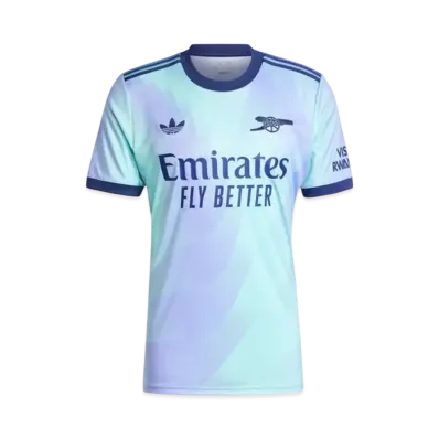 adidas Arsenal 24/25 Third Uniform "Clear Aqua/Light Flash Purple"