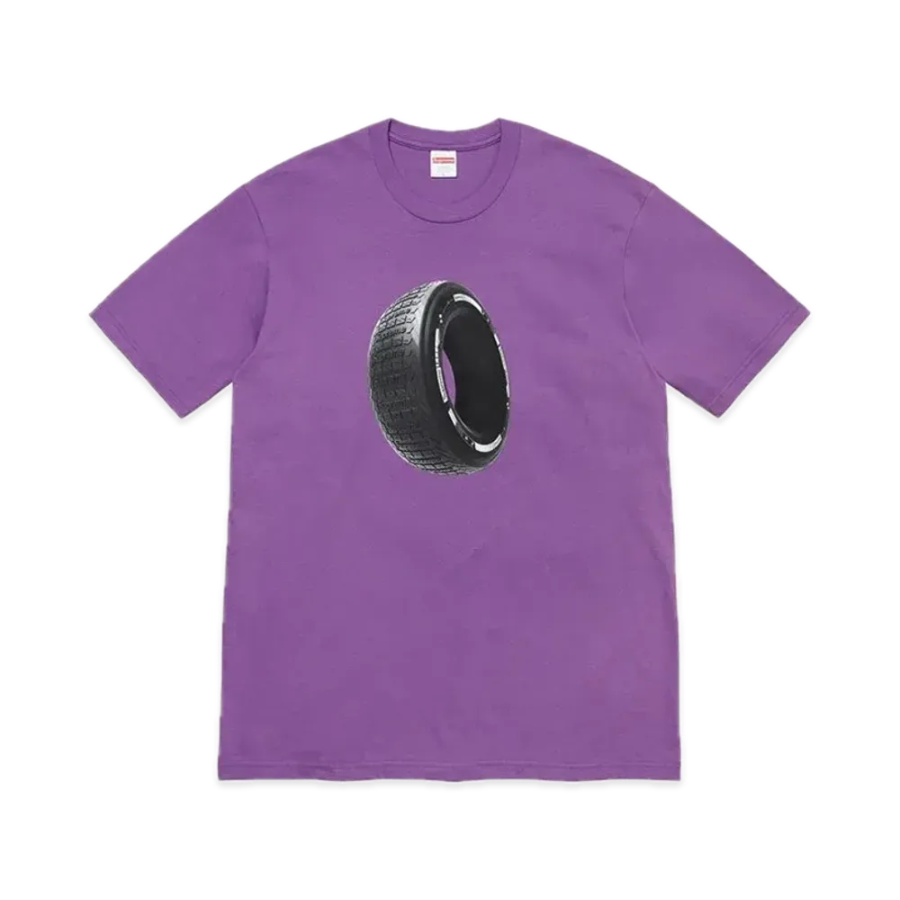 シュプリーム タイヤ Tシャツ "パーブル"