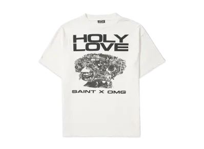 SAINT Mxxxxxx x Kawamura Kousuke KK SS T-Shirt Holy Love "White"
