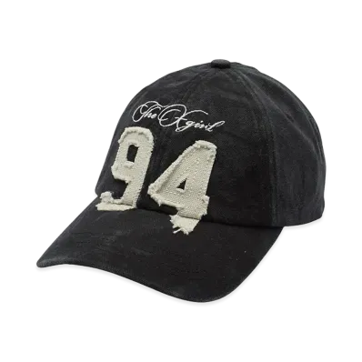 X-Girl Women's Faded Number Logo 6Panel Cap "Black"