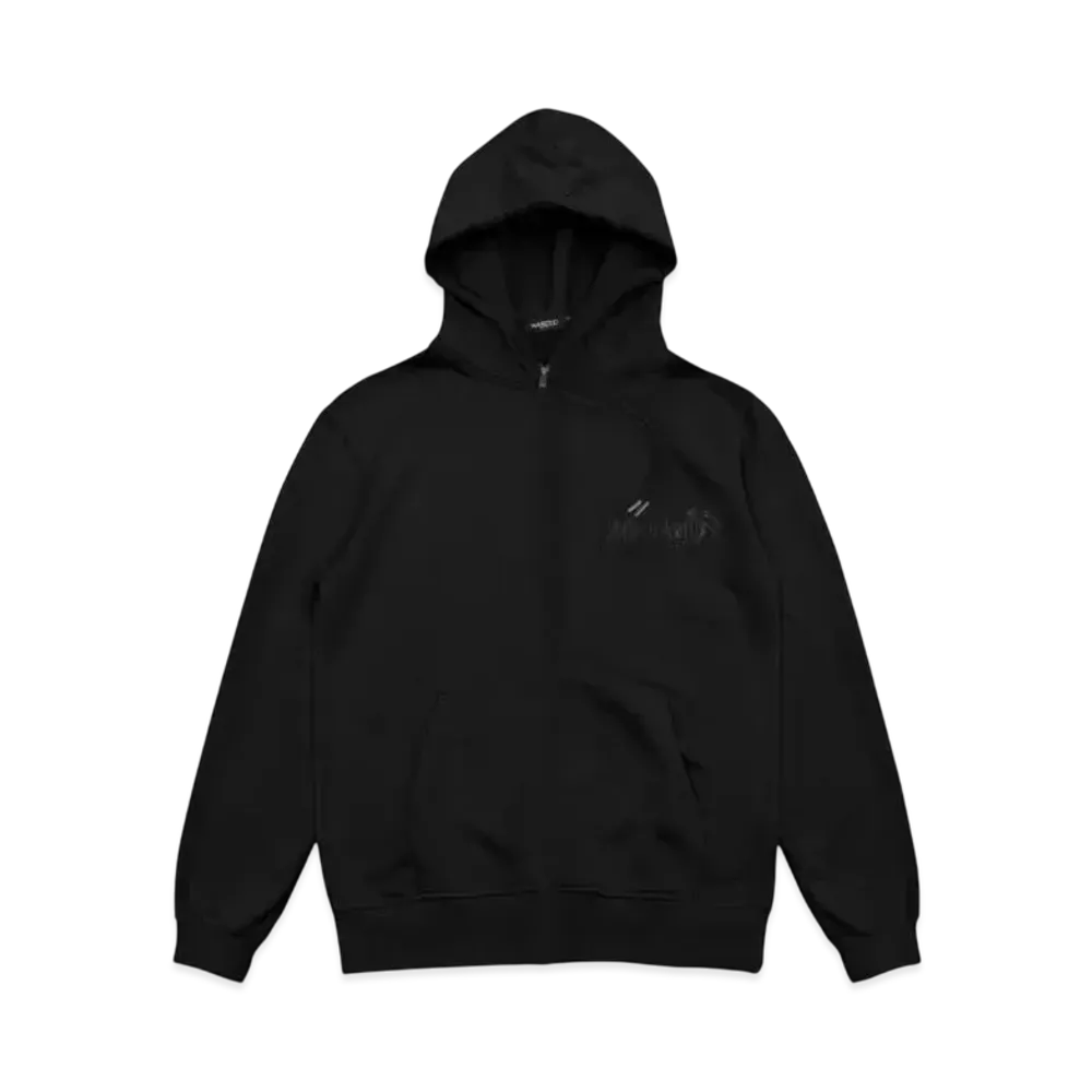 WASTED PARIS Boiler Reset Zip Hoodie "Black"