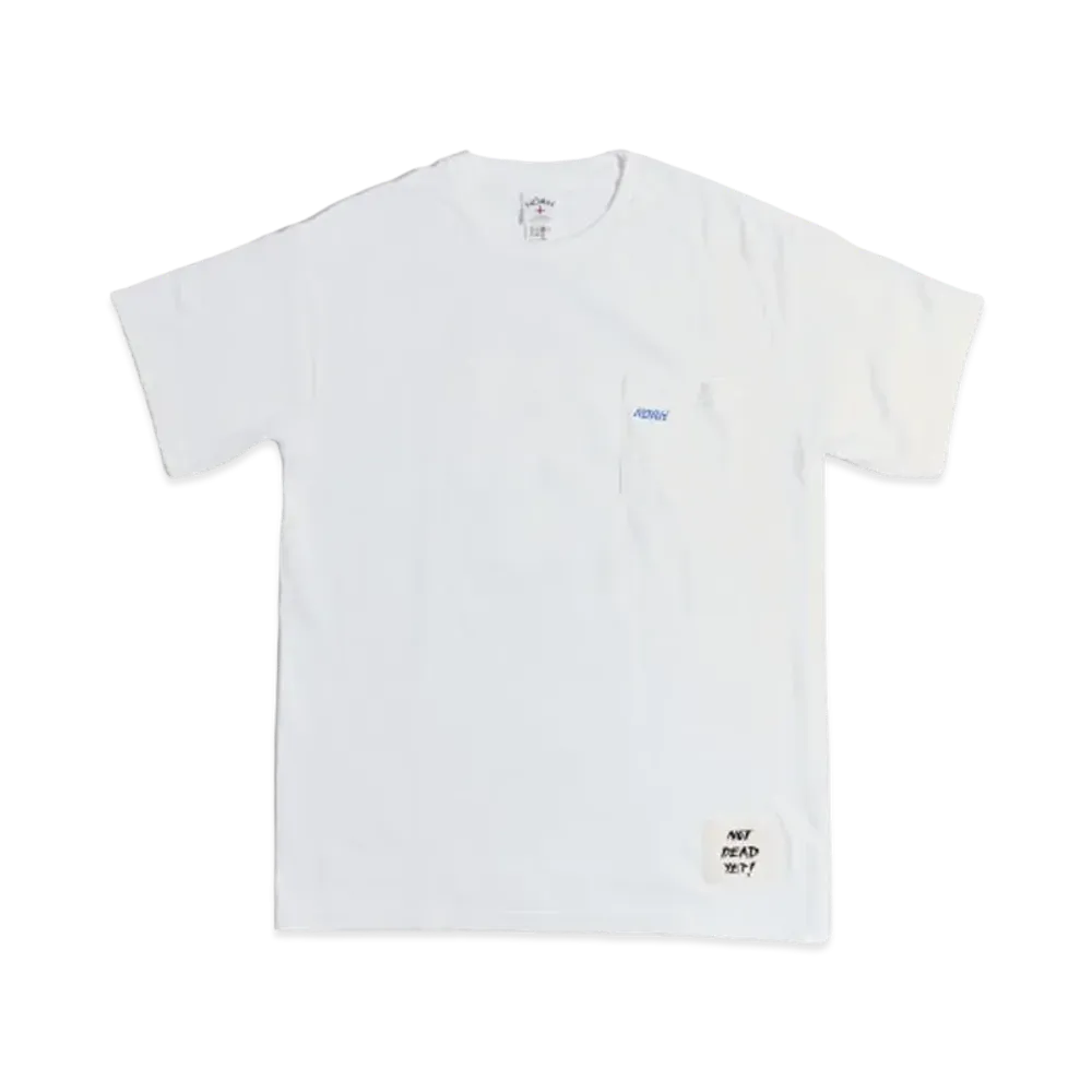 Noah Not Dead Yet! AO Pocket Tee "White"