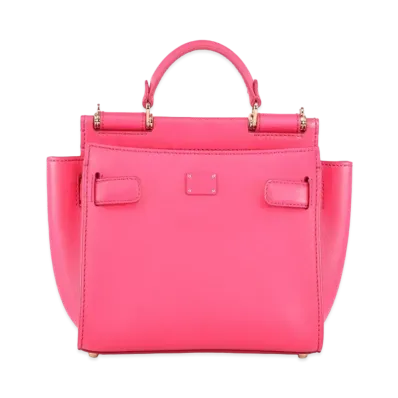 Dolce&Gabbana Sicily 62 Soft Bag Small Tahiti Calfskin "Fuchsia"