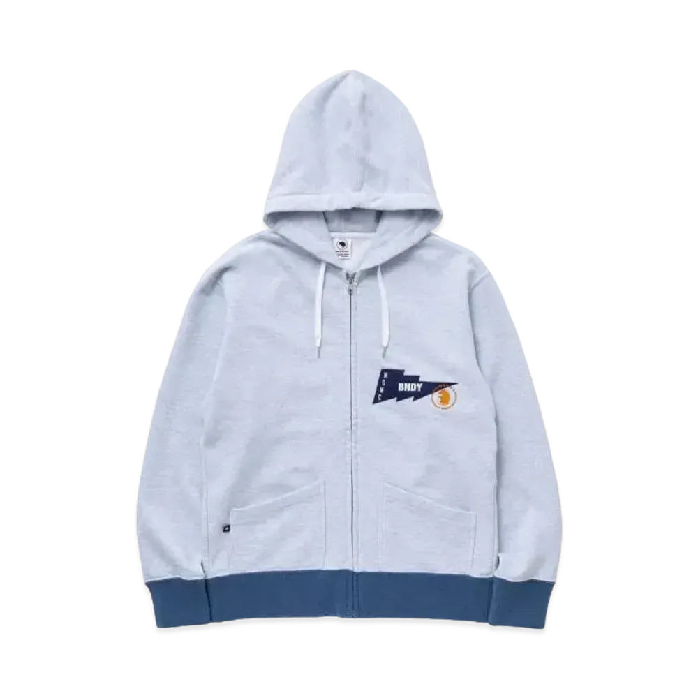 RATS Trim Zip Hoodie "Heather Blue"