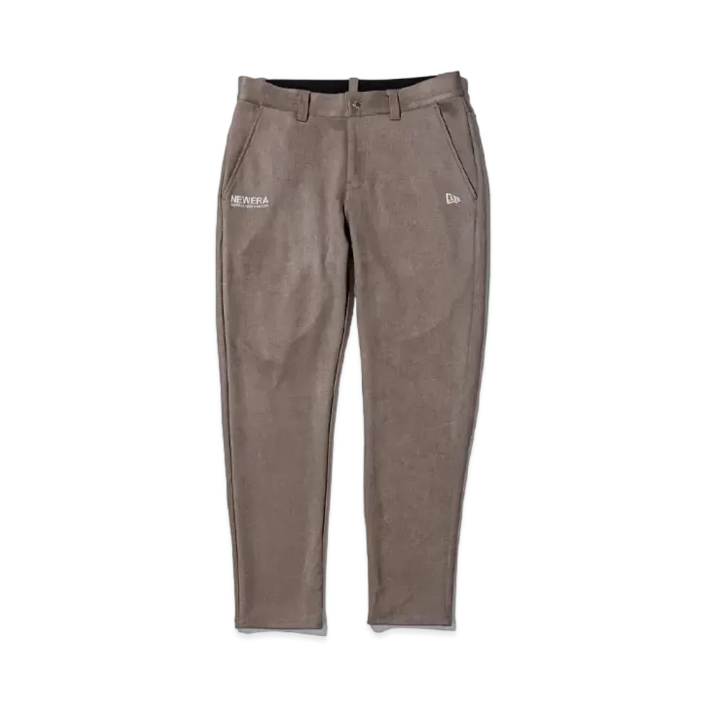 NEW ERA Golf Sweatpants Polysuede Jacquard Logo "Khaki"