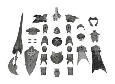 BANDAI "30 MINUTES FANTASY" 30MF Class Up Armor (Rozan Fortress)