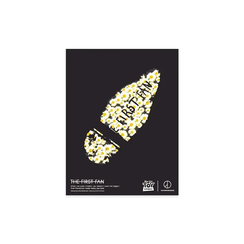 PEACEMINUSONE x Toy Story THE FIRST FAN Poster A3 01 "Black" / G-DRAGON