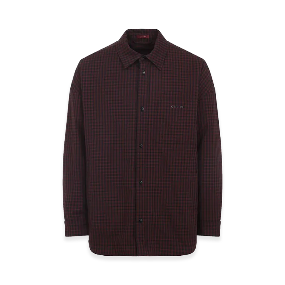 GUCCI SPW Macro Vichy Jacket "Purple"