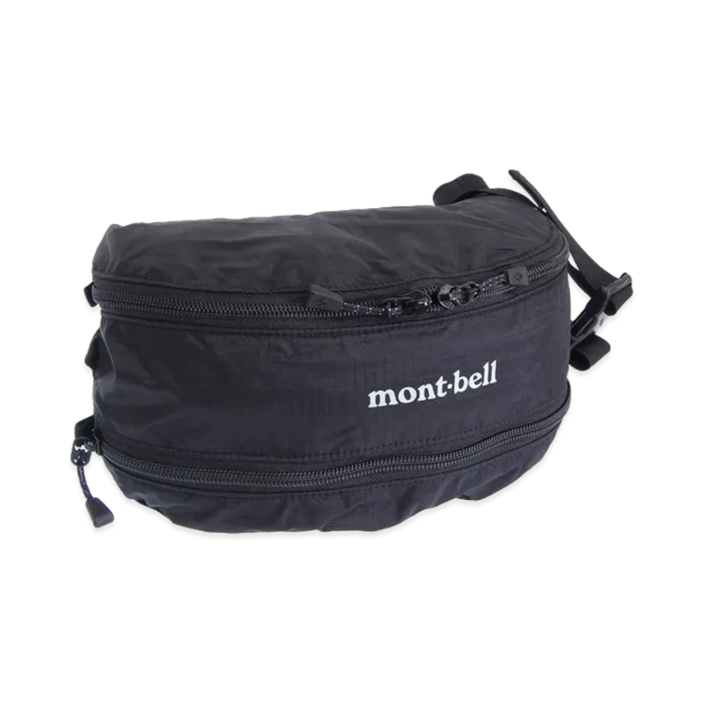 mont-bell Pocketable Light Banana Pouch "Black"