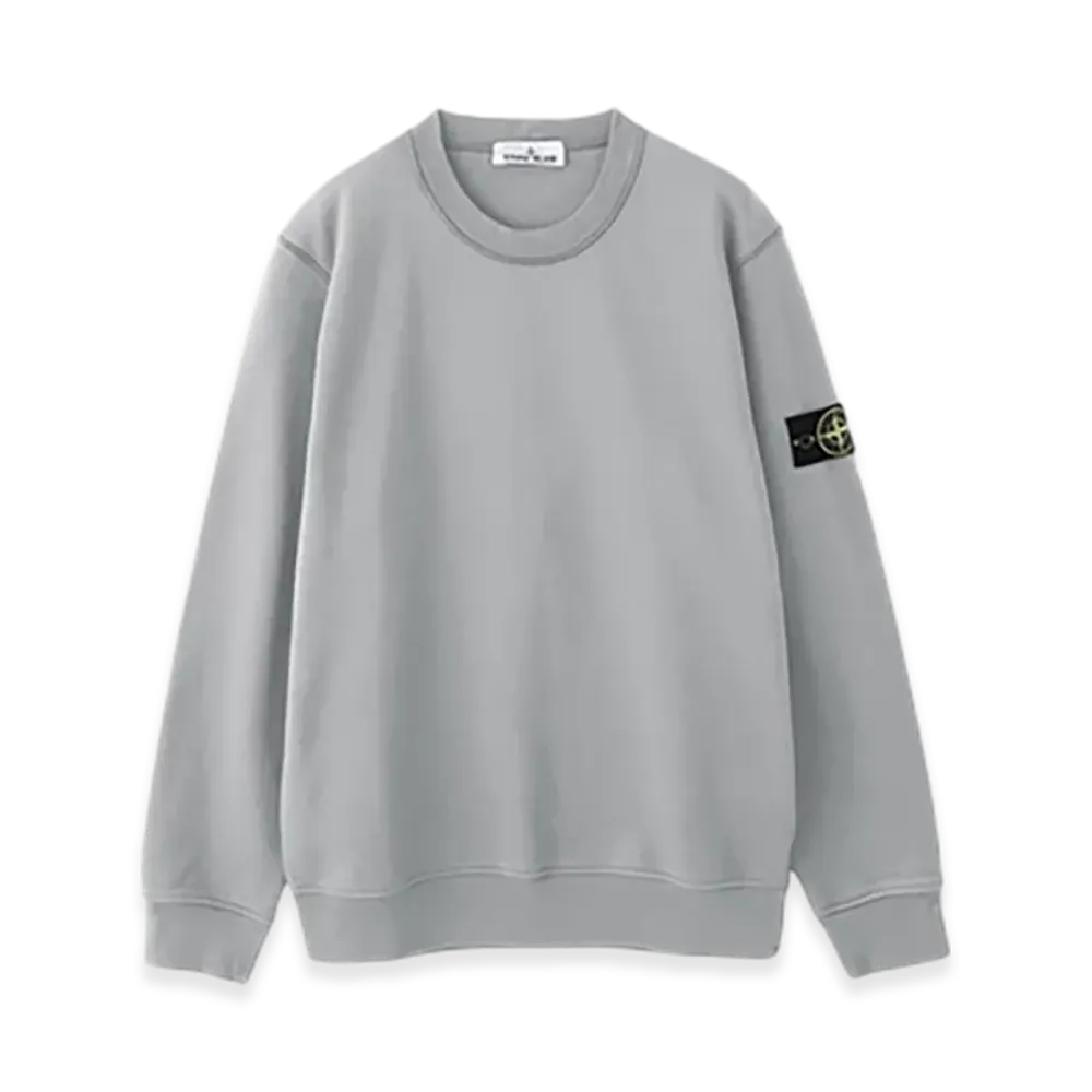 Stone Island Sweatshirt 6100044 Organic Cotton Fleece "Pearlgrey"