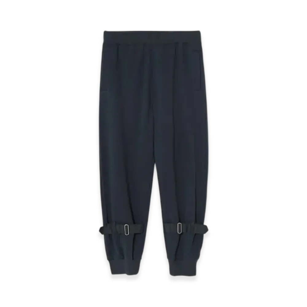 UNDERCOVER Cotton Terry Strap Pants "Gray Navy"