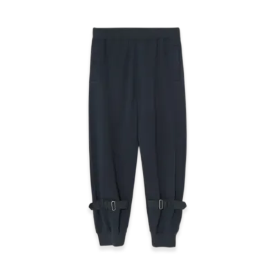UNDERCOVER Cotton Terry Strap Pants "Gray Navy"