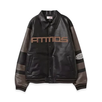 atmos x HONDA Synthesis Leather Jacket "Black"