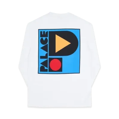 PALACE Geo P Longsleeve "White"