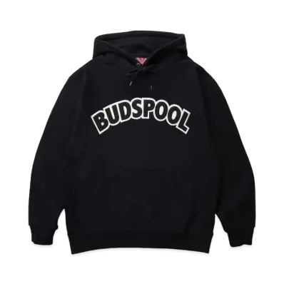 APHRODITEGANG BUDSPOOL HEAVY WEIGHT HOODED SWEAT SHIRT "Black"