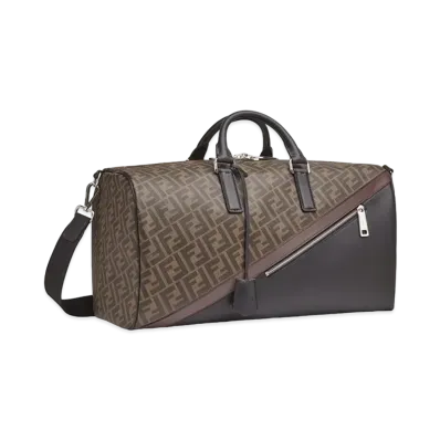 FENDI Medium Duffel Fabric Bag Large "Brown"