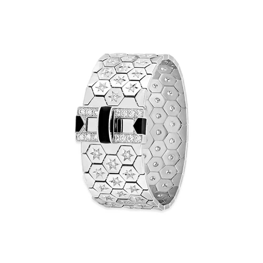Van Cleef & Arpels Ludo bracelet "18K White gold/Onyx/Diamond"