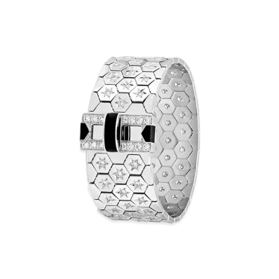 Van Cleef & Arpels Ludo bracelet "18K White gold/Onyx/Diamond"