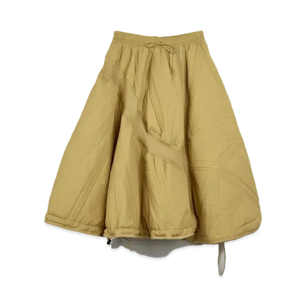 Y-3 Quilted Skirt "Yellow"