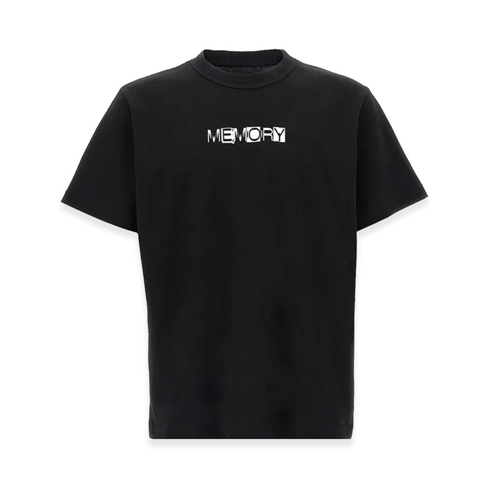 sacai Women's Memory T-Shirt "Black"