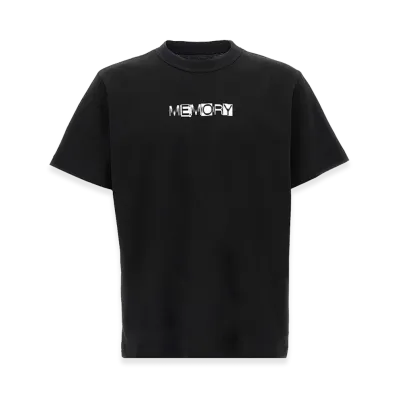 sacai Women's Memory T-Shirt "Black"