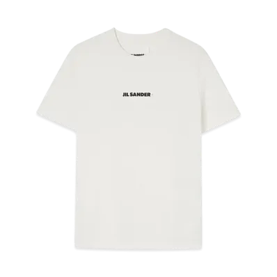 Jil Sander Women's Logo T-Shirt "Porcelain"