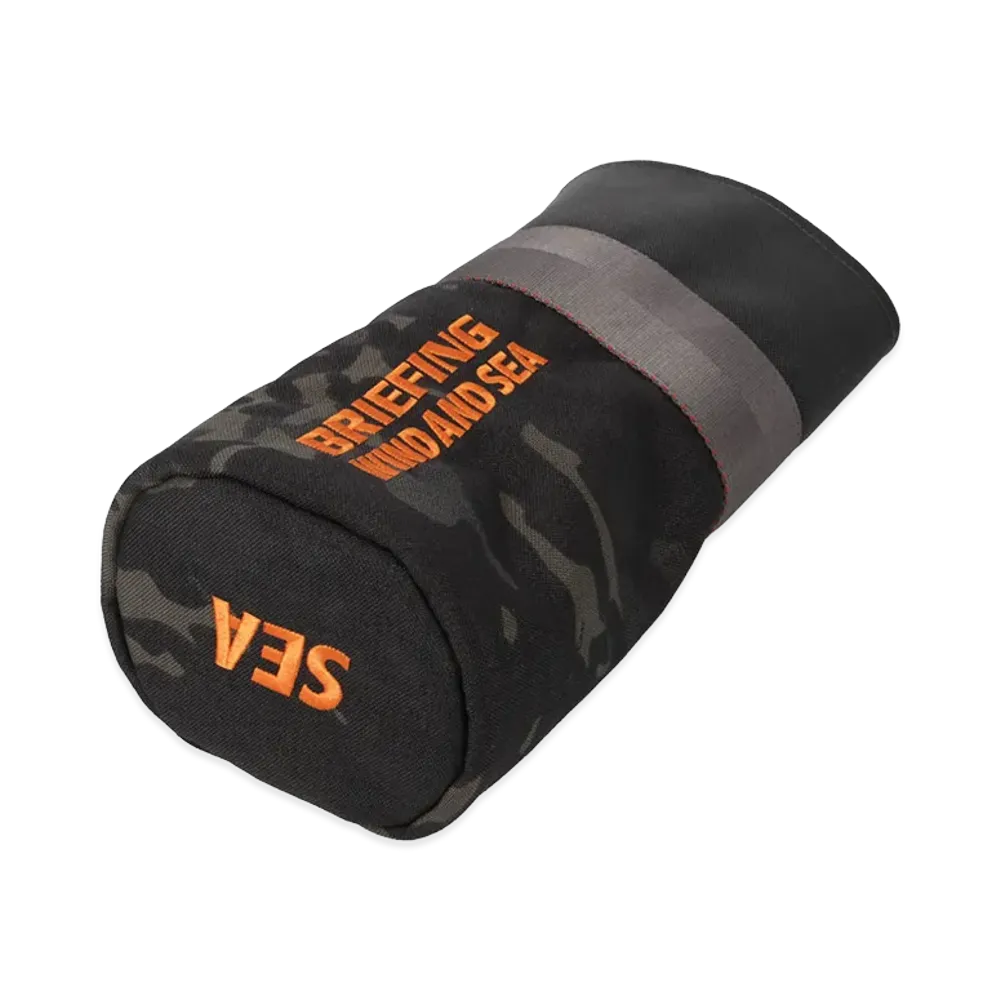 WIND AND SEA x BRIEFING GOLF Barrel Driver Cover Camo Combi "Orange"