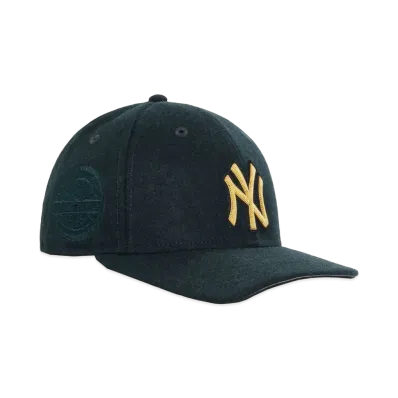 Kith New Era for New York Yankees Bullion 600 GSM Wool Melton Fitted Hat #2 "Stadium"