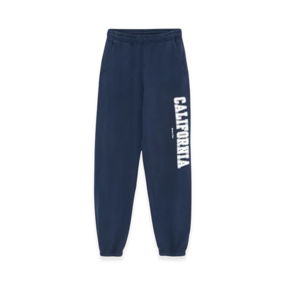 Sporty&Rich California Track Pants "Navy White"
