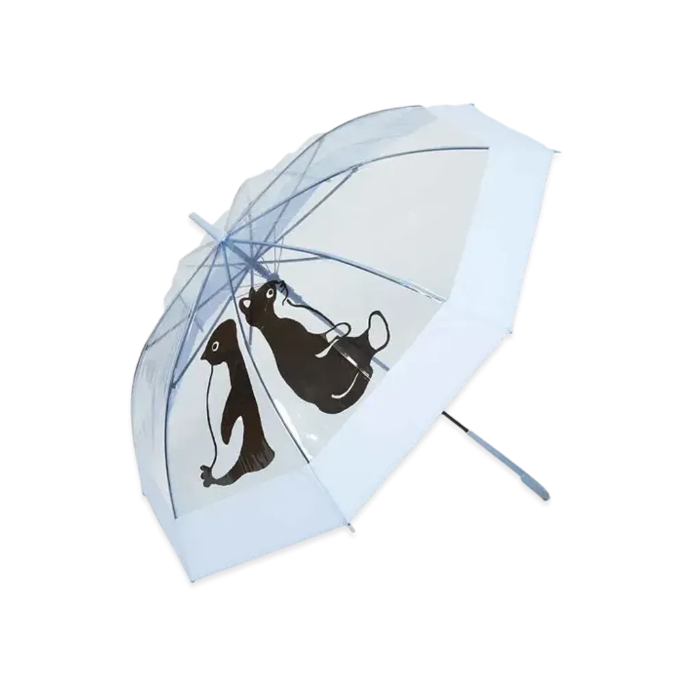 graniph x Chiharu Sakazaki Waiting For News Plastic Umbrella "Light Blue"