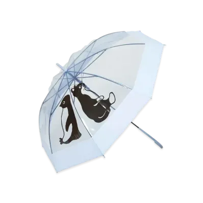graniph x Chiharu Sakazaki Waiting For News Plastic Umbrella "Light Blue"