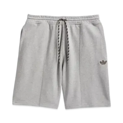 adidas Shmoofoil Featherweight Shorts (Gender Neutral) "Medium Grey Heather/Dark Brown"