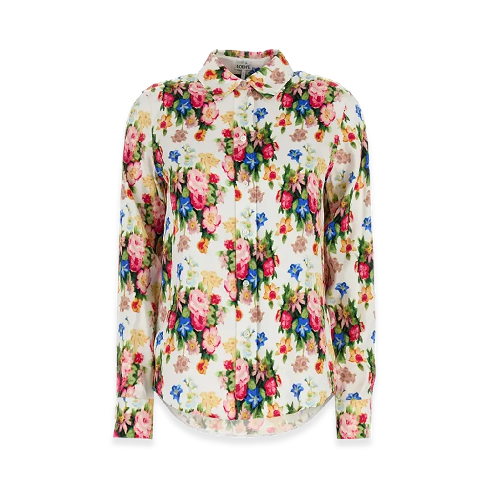 LOEWE Women's Shirt "Multicolor/Soft Pink"