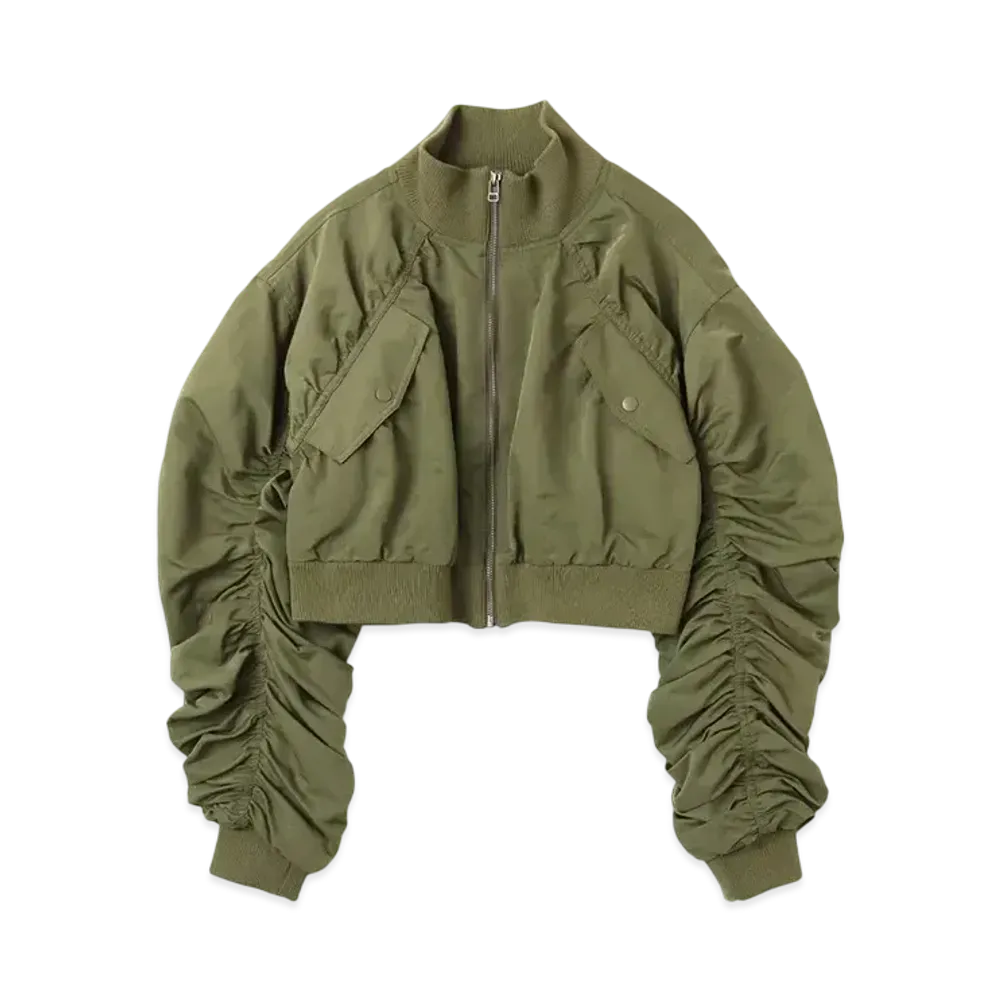 atmos pink Gather Military MA-1 "Khaki"
